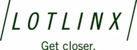 LOTLINX GET CLOSER. Logo (USPTO, 04/24/2014)