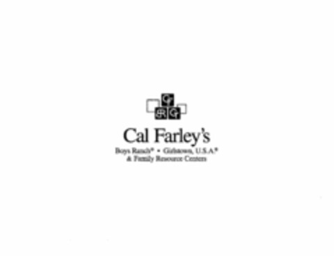 CF BR G CAL FARLEY'S BOYS RANCH · GIRLSTOWN, U.S.A. & FAMILY RESOURCE CENTERS Logo (USPTO, 06/30/2014)
