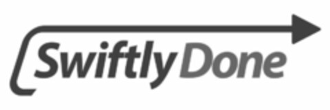 SWIFTLY DONE Logo (USPTO, 07/07/2014)