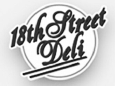 18TH STREET DELI Logo (USPTO, 22.06.2015)