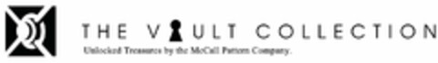 THE VAULT COLLECTION UNLOCKED TREASURES BY THE MCCALL PATTERN COMPANY. Logo (USPTO, 07.07.2015)