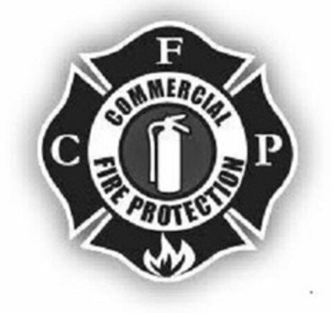 CFP COMMERCIAL FIRE PROTECTION Logo (USPTO, 17.07.2015)