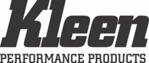 KLEEN PERFORMANCE PRODUCTS Logo (USPTO, 03.09.2015)