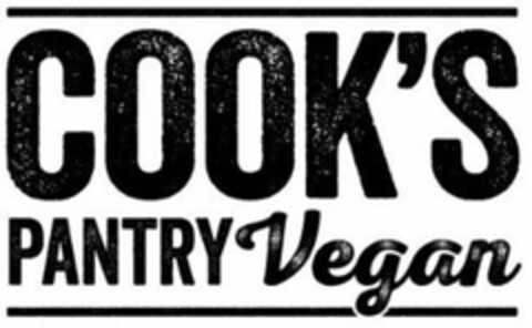 COOK'S PANTRY VEGAN Logo (USPTO, 06.01.2017)