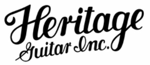 HERITAGE GUITAR INC. Logo (USPTO, 13.01.2017)