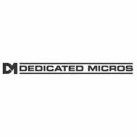 DM DEDICATED MICROS Logo (USPTO, 22.03.2017)