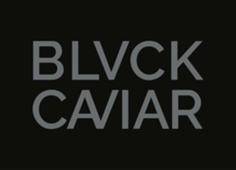 BLVCK CAVIAR Logo (USPTO, 30.03.2017)