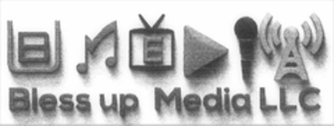 BLESS UP MEDIA LLC Logo (USPTO, 23.05.2017)