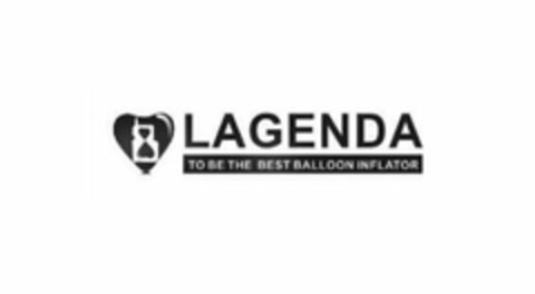 LAGENDA TO BE THE BEST BALLOON INFLATOR Logo (USPTO, 07.07.2017)