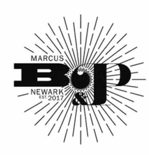 MARCUS B&P NEWARK EST. 2017 Logo (USPTO, 08/21/2017)
