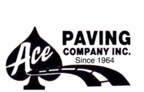 ACE PAVING COMPANY INC. SINCE 1964 Logo (USPTO, 20.03.2018)