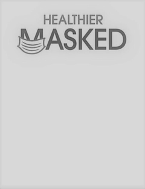 HEALTHIER MASKED Logo (USPTO, 26.03.2018)