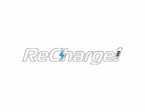 RECHARGE! Logo (USPTO, 05/19/2018)