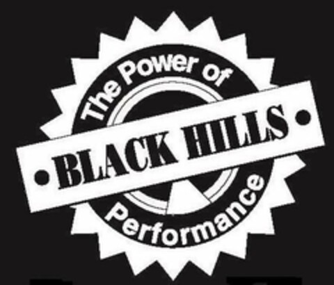 THE POWER OF PERFORMANCE BLACK HILLS Logo (USPTO, 17.07.2018)
