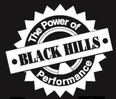 THE POWER OF PERFORMANCE BLACK HILLS Logo (USPTO, 07/17/2018)