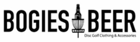 BOGIES BEER DISC GOLF CLOTHING & ACCESSORIES Logo (USPTO, 08.08.2018)