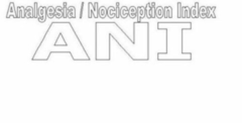 ANALGESIA/NOCICEPTION INDEX ANI Logo (USPTO, 07.09.2018)