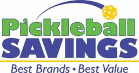 PICKLEBALL SAVINGS BEST BRANDS · BEST VALUE Logo (USPTO, 24.05.2019)