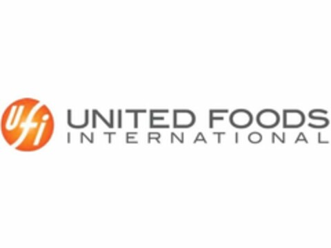 UFI UNITED FOODS INTERNATIONAL Logo (USPTO, 09.07.2019)