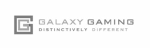 GG GALAXY GAMING DISTINCTIVELY DIFFERENT Logo (USPTO, 18.09.2019)