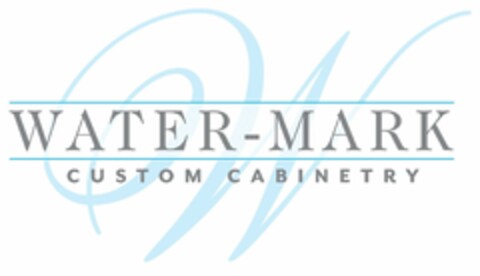 WATER-MARK CUSTOM CABINETRY Logo (USPTO, 14.10.2019)