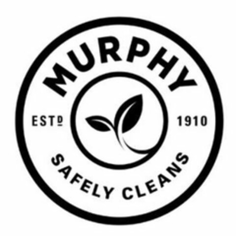 MURPHY ESTD 1910 SAFELY CLEANS Logo (USPTO, 15.10.2019)