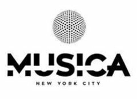 MUSICA NEW YORK CITY Logo (USPTO, 11/19/2019)