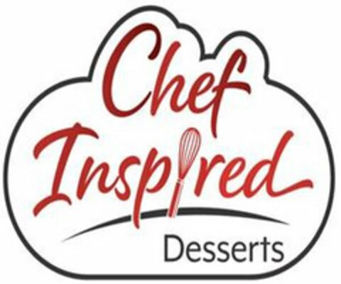 CHEF INSPIRED DESSERTS Logo (USPTO, 06.07.2020)