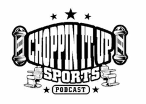 CHOPPIN IT UP SPORTS PODCAST Logo (USPTO, 07/07/2020)