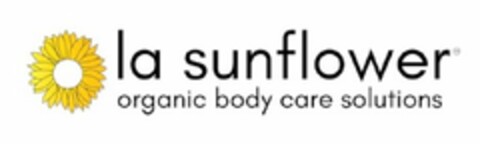 LA SUNFLOWER ORGANIC BODY CARE SOLUTIONS Logo (USPTO, 17.09.2020)