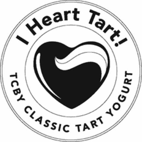 I HEART TART! TCBY CLASSIC TART YOGURT Logo (USPTO, 12.02.2009)