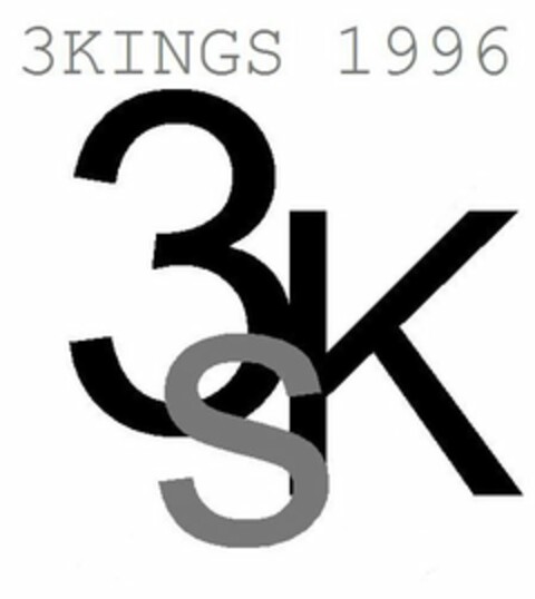 3KS 3 KINGS 1996 Logo (USPTO, 03/13/2010)