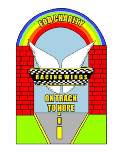 FOR CHARITY RACING WINGS ON TRACK TO HOPE Logo (USPTO, 19.05.2010)