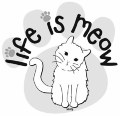 LIFE IS MEOW BAILEY Logo (USPTO, 10.09.2010)