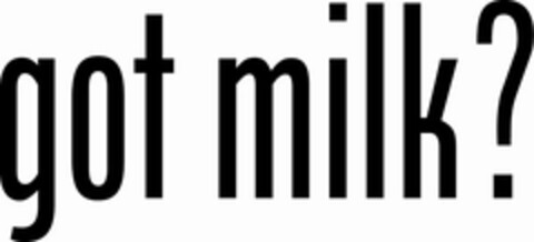 GOT MILK? Logo (USPTO, 05.10.2010)