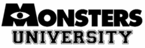 MONSTERS UNIVERSITY Logo (USPTO, 03/24/2011)