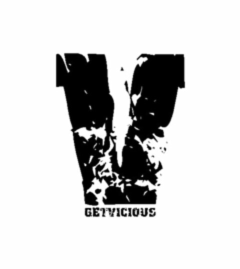 V GETVICIOUS Logo (USPTO, 04/27/2011)