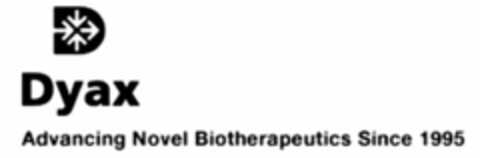 D DYAX ADVANCING NOVEL BIOTHERAPEUTICS SINCE 1995 Logo (USPTO, 18.03.2012)