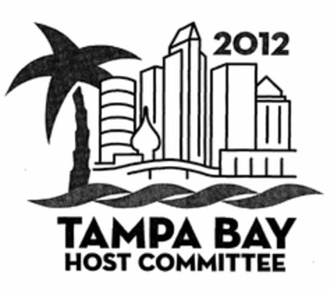 2012 TAMPA BAY HOST COMMITTEE Logo (USPTO, 04/20/2012)