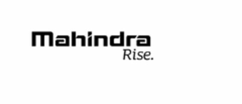 MAHINDRA RISE. Logo (USPTO, 04.02.2013)