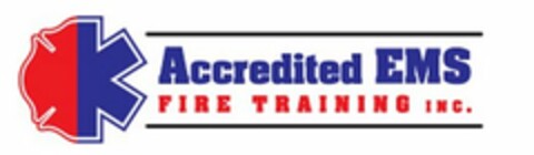 ACCREDITED EMS FIRE TRAINING INC. Logo (USPTO, 09.07.2013)