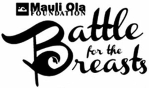 MAULI OLA FOUNDATION BATTLE FOR THE BREASTS Logo (USPTO, 07/11/2014)