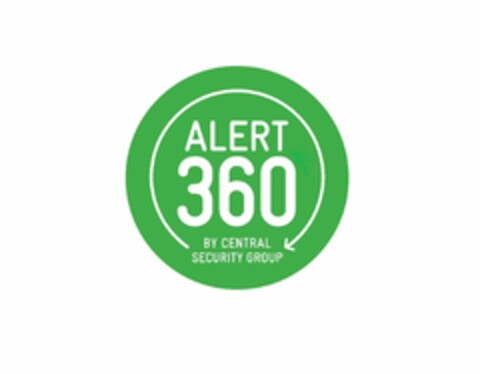 ALERT 360 BY CENTRAL SECURITY GROUP Logo (USPTO, 31.07.2014)