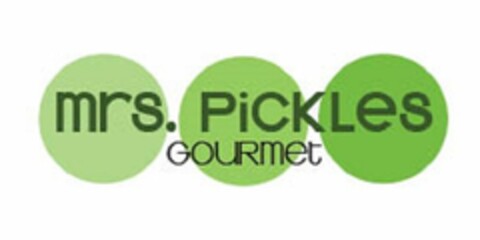 MRS. PICKLES GOURMET Logo (USPTO, 14.09.2015)