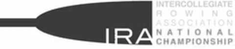 IRA INTERCOLLEGIATE ROWING ASSOCIATION NATIONAL CHAMPIONSHIP Logo (USPTO, 17.09.2015)