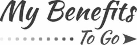 MY BENEFITS TO GO Logo (USPTO, 09/25/2015)