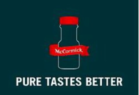 MCCORMICK PURE TASTES BETTER Logo (USPTO, 09.12.2015)