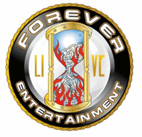 FOREVER ENTERTAINMENT LIVE Logo (USPTO, 12/12/2015)