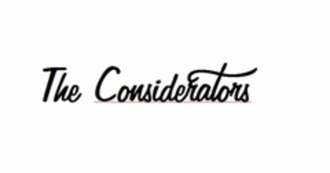 THE CONSIDERATORS Logo (USPTO, 06/19/2016)