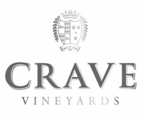 CRAVE VINEYARDS Logo (USPTO, 07/15/2016)